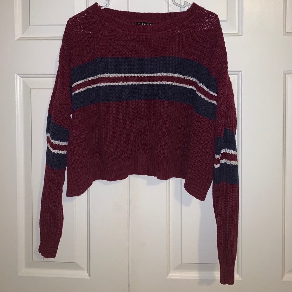 Long Sleeve Cropped Sweater